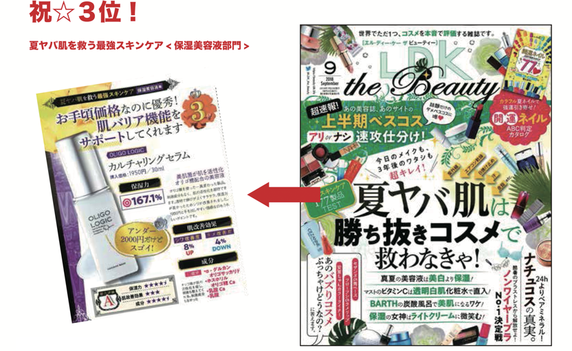 LDK the Beauty2018年9月号掲載