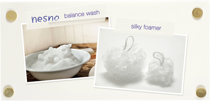nesno balance wash silky foamer